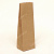 Пакет фасовочный 30,0х13,0х8,5 из коричневой крафт бумаги