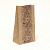 Пакет фасовочный с готовым принтом 19,0х10,0х7,0 из коричневой крафт бумаги, "Aroma"