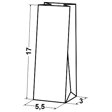 Пакет под чай/кофе (под  50гр.) 17,0х5,5х3,0 из коричневой крафт бумаги+п/э+бумага- 100шт